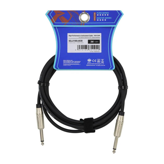 ROXTONE SGJJ100L0030 | CABLE P/INSTRUMENTO 1 PLUG 6.3MN X 1 PLUG 6.3MN 3MT