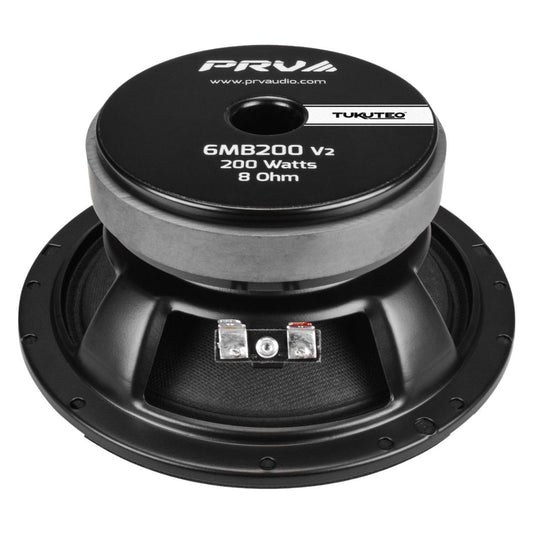 PRV Audio 6MB200 v2 | Parlante Profesional Mid-Bass 6″ 8Ω 100W RMS