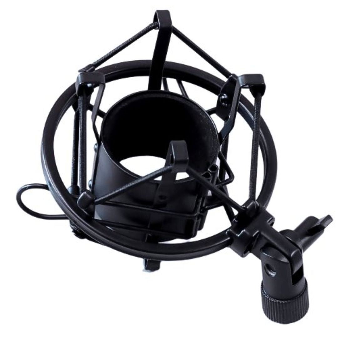 POWER PRO ACCE169 | Araña Antivibración para Micrófono Condensador Negro