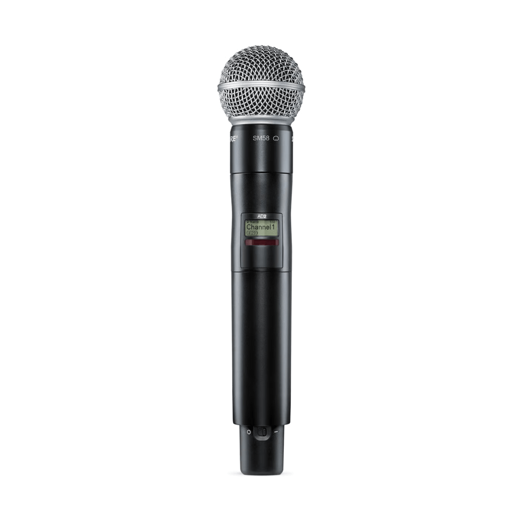 Shure AD2/SM58 | Transmisor de Mano Inalámbrico Axient® Digital con Cápsula SM58