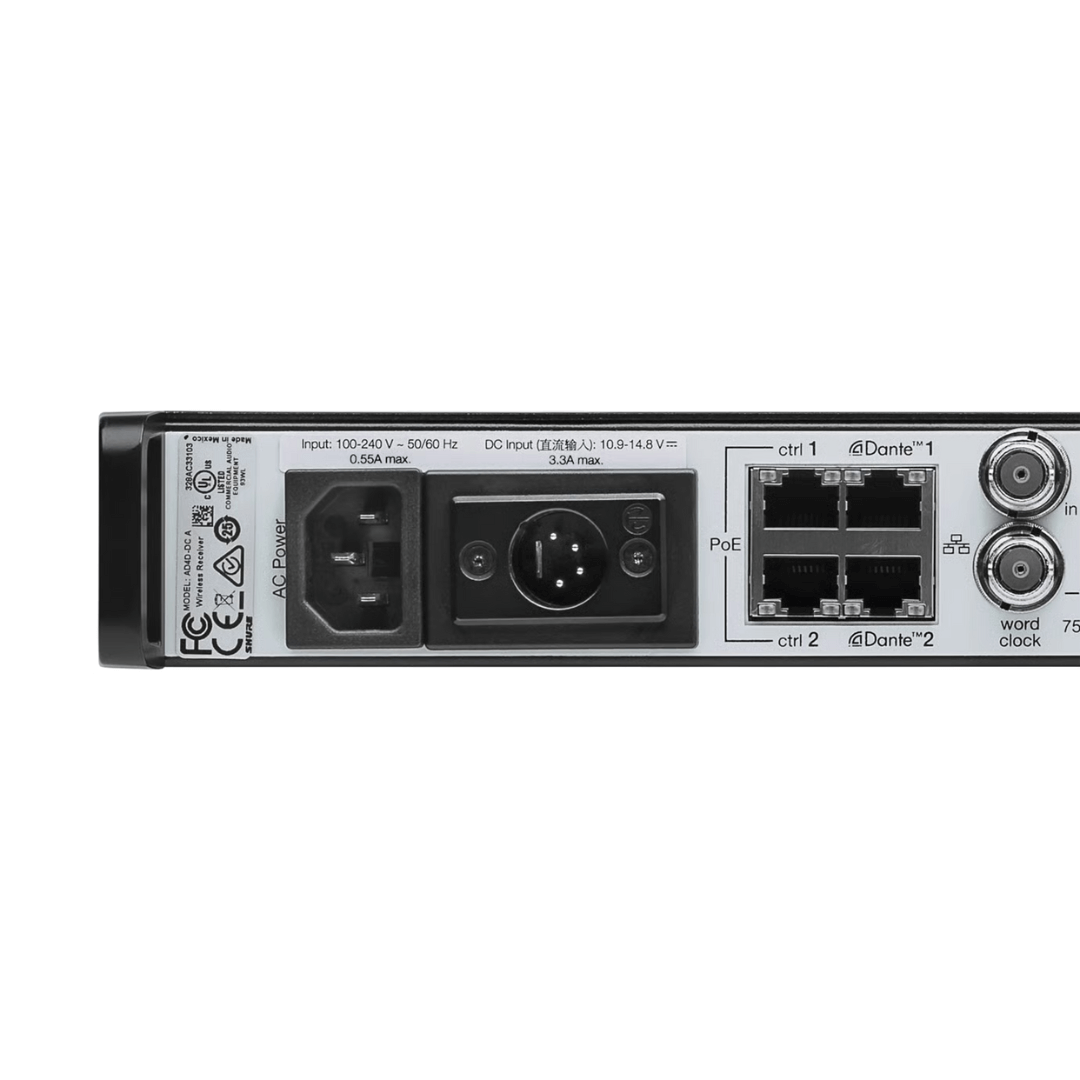 Shure AD4QUS-A | Receptor de 4 Canales