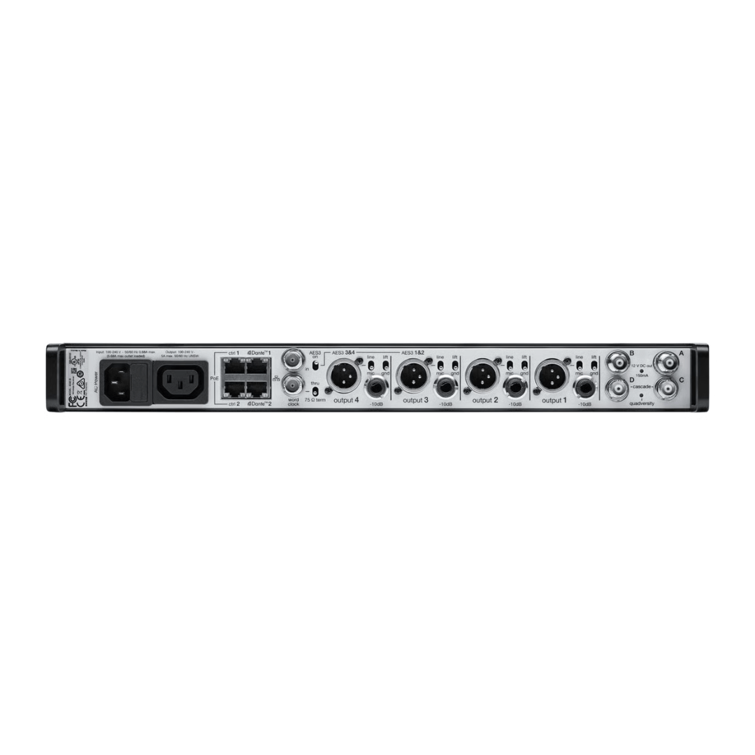Shure AD4QUS-A | Receptor de 4 Canales