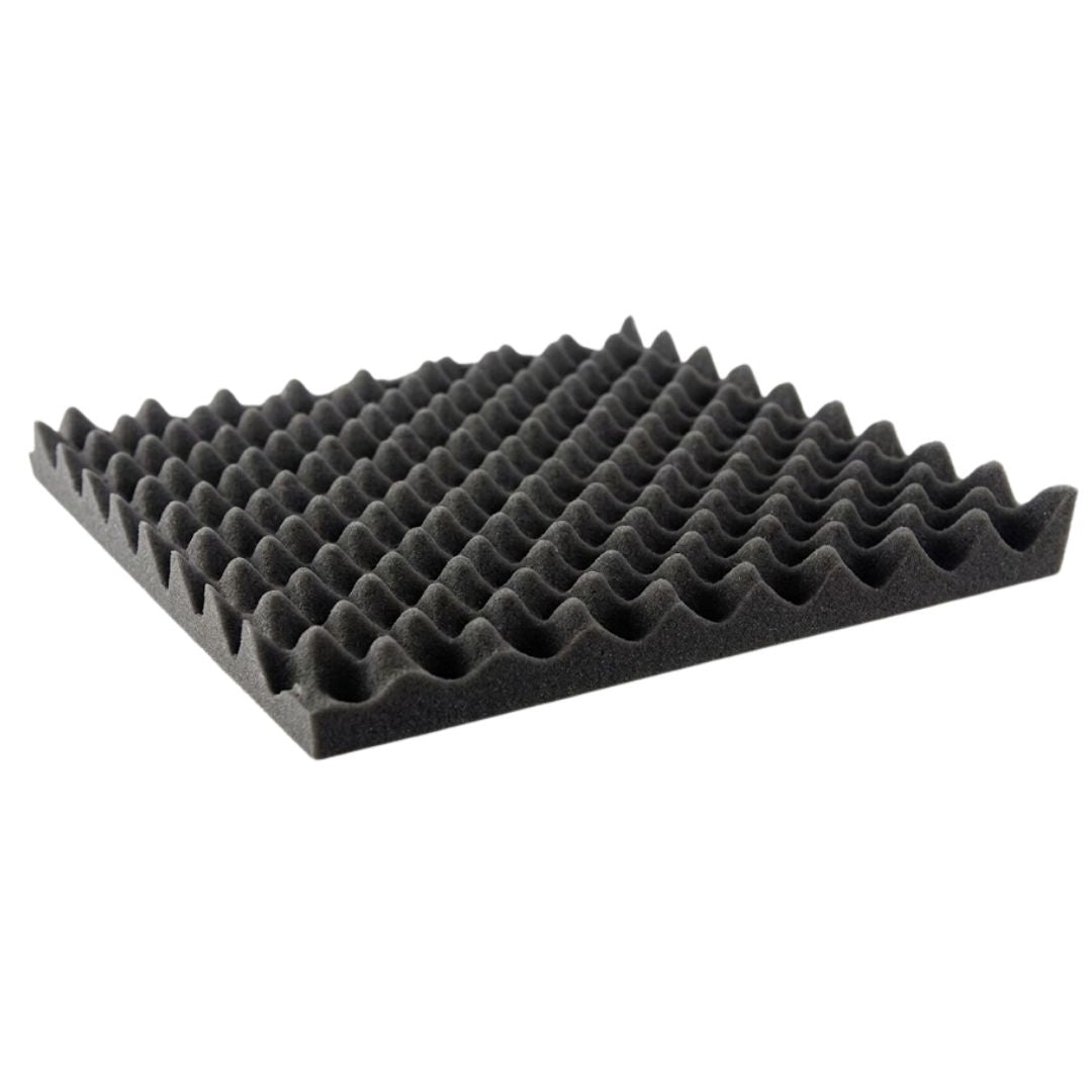 POWER PRO AF-E50 | Plancha Acústica 50x50x5 cm - Cóncavo Convexo Gris