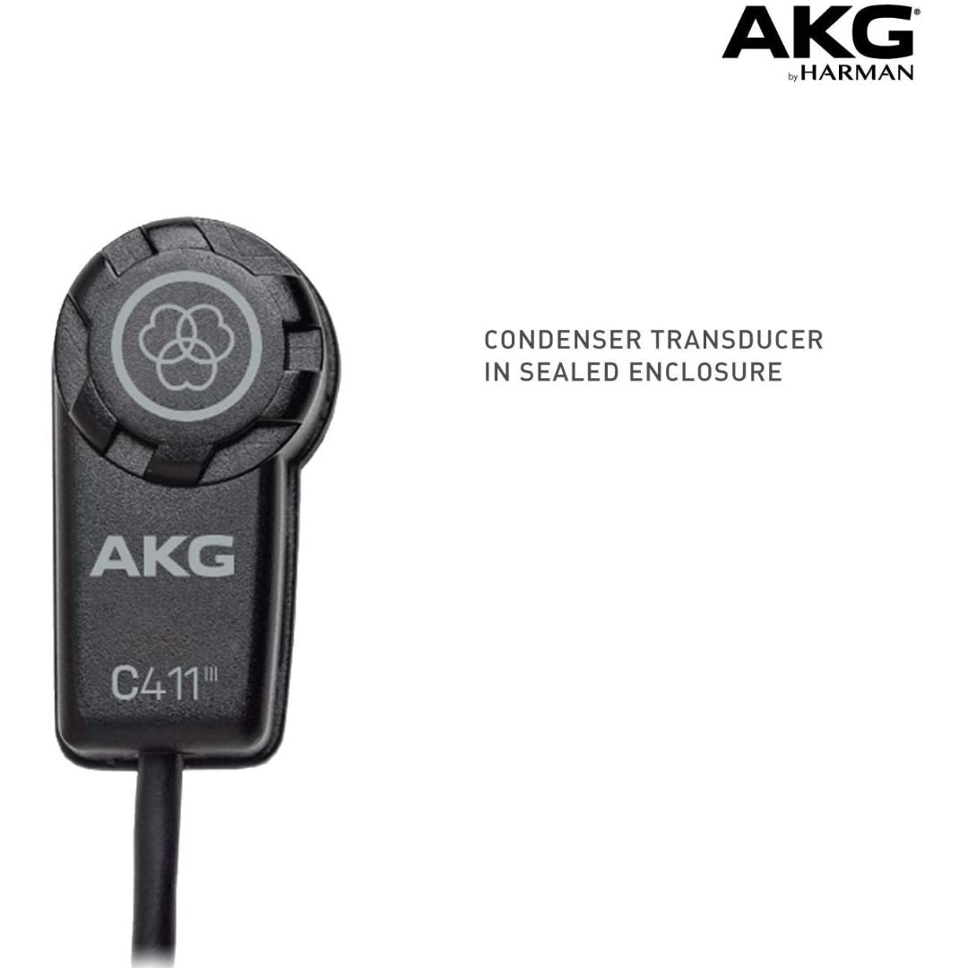 AKG C411 PP | Micrófono de Condensador Profesional para Instrumentos