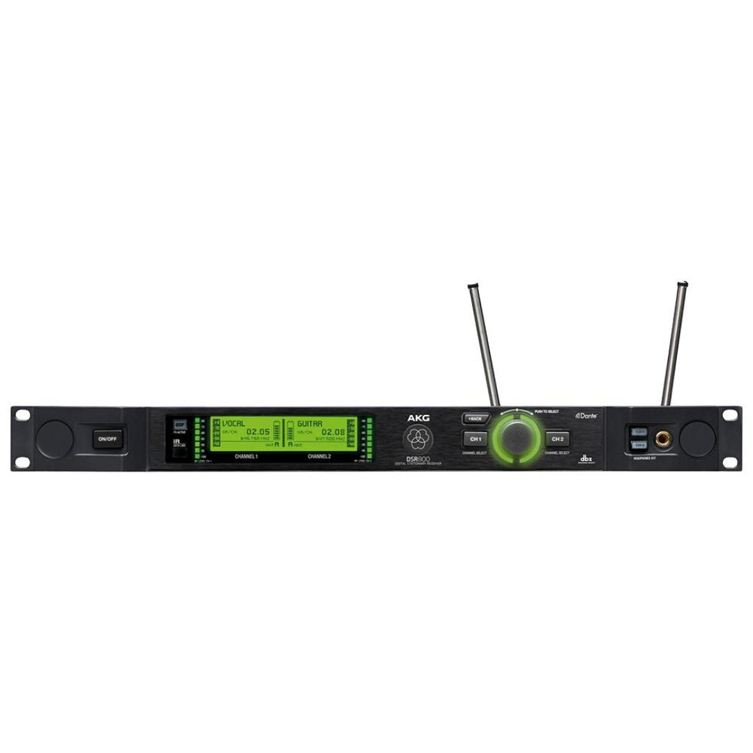 AKG DSR800 BD1 | Receptor Inalámbrico Digital Profesional de Doble Canal