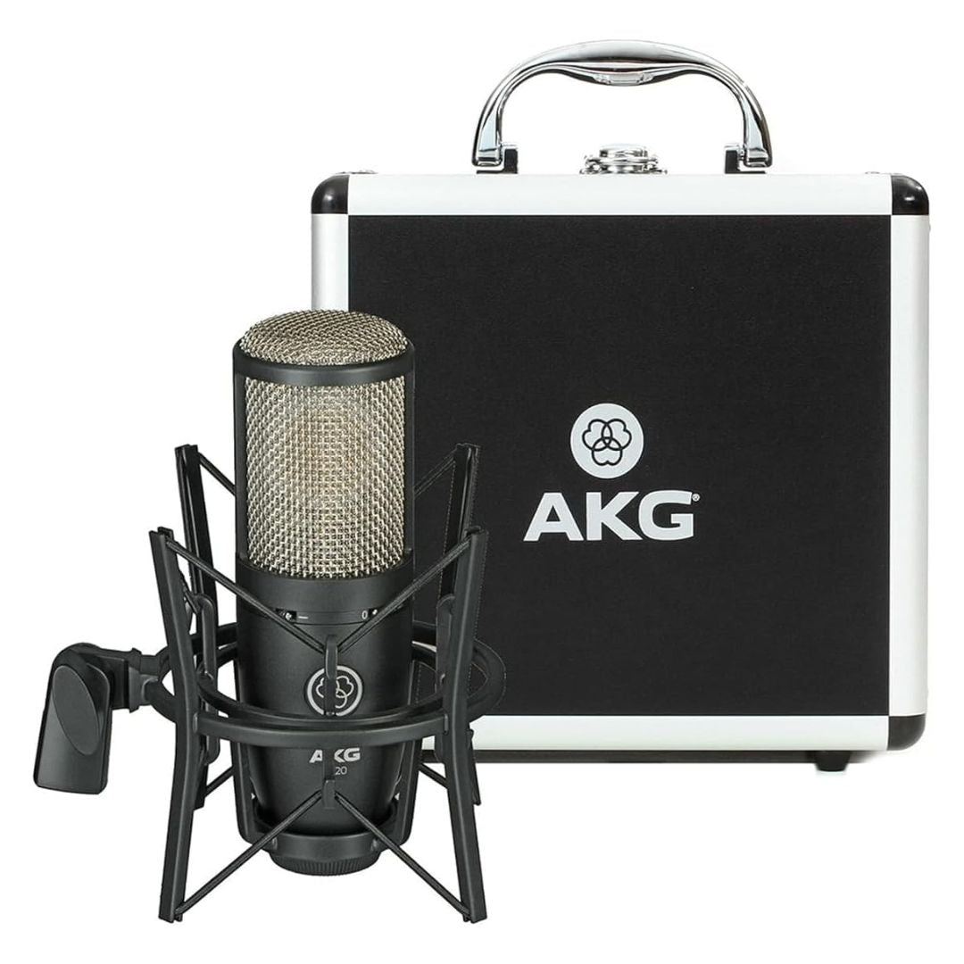 AKG P220 | Micrófono de Condensador de Diafragma Grande Cardioide