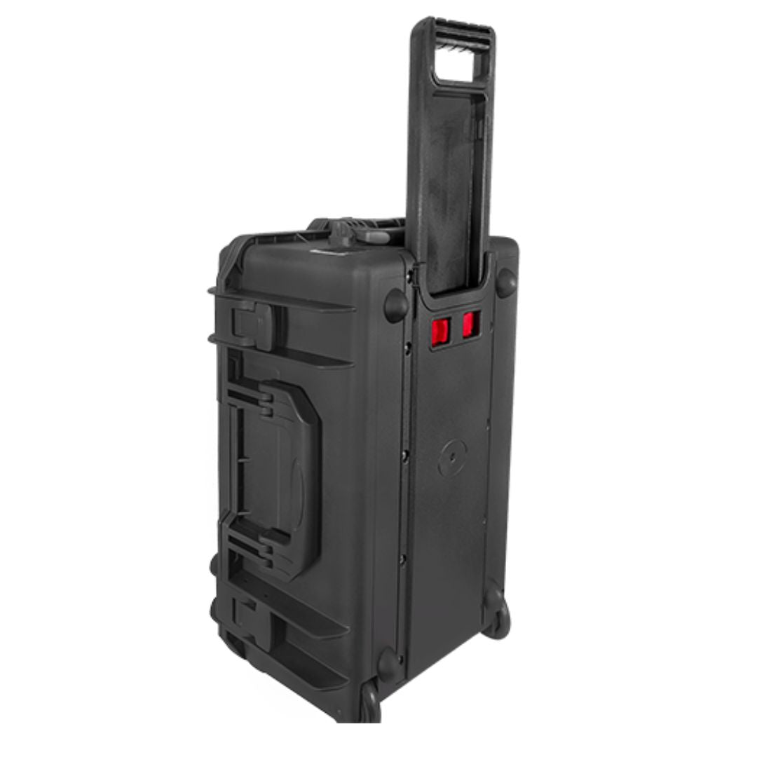 Audio Master AM-6002 | Maleta Plástica Tipo Pelican con Ruedas y Agarradera
