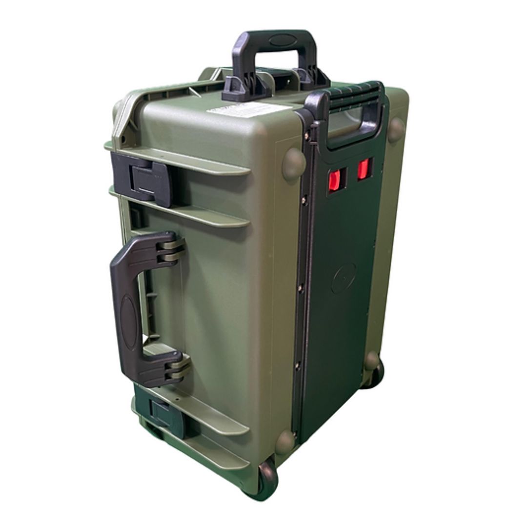 Audio Master AM-6002MG | Maleta Plástica Tipo Pelican con Ruedas y Agarradera