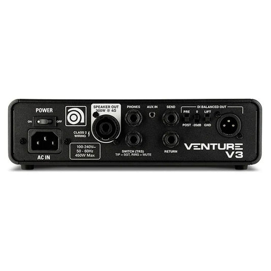 AMPEG VENTURE V3 | Cabezal de Bajo Profesional Compacto