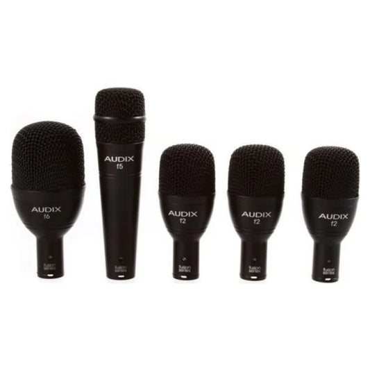 AUDIX FP5 | Kit Profesional de Micrófonos para Batería (5 Piezas) con Estuche de Aluminio