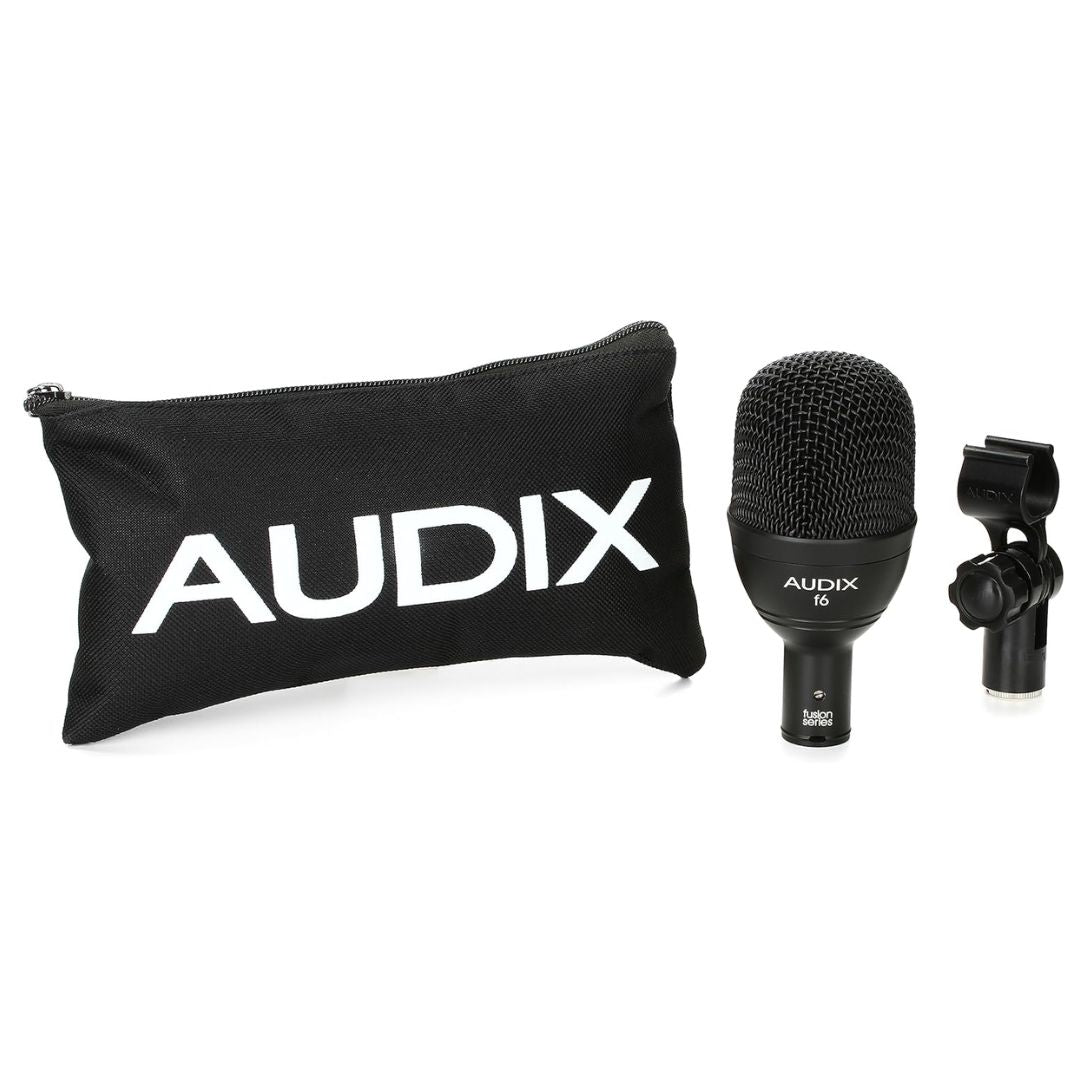 AUDIX F6 | Micrófono Profesional para Bombo y Baja Frecuencia