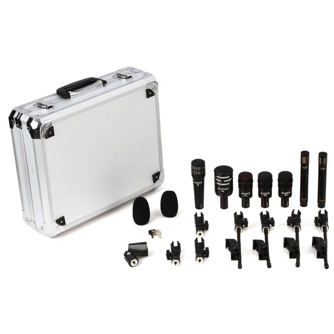 AUDIX DP7 | Kit Profesional de Micrófonos para Batería 7 Piezas