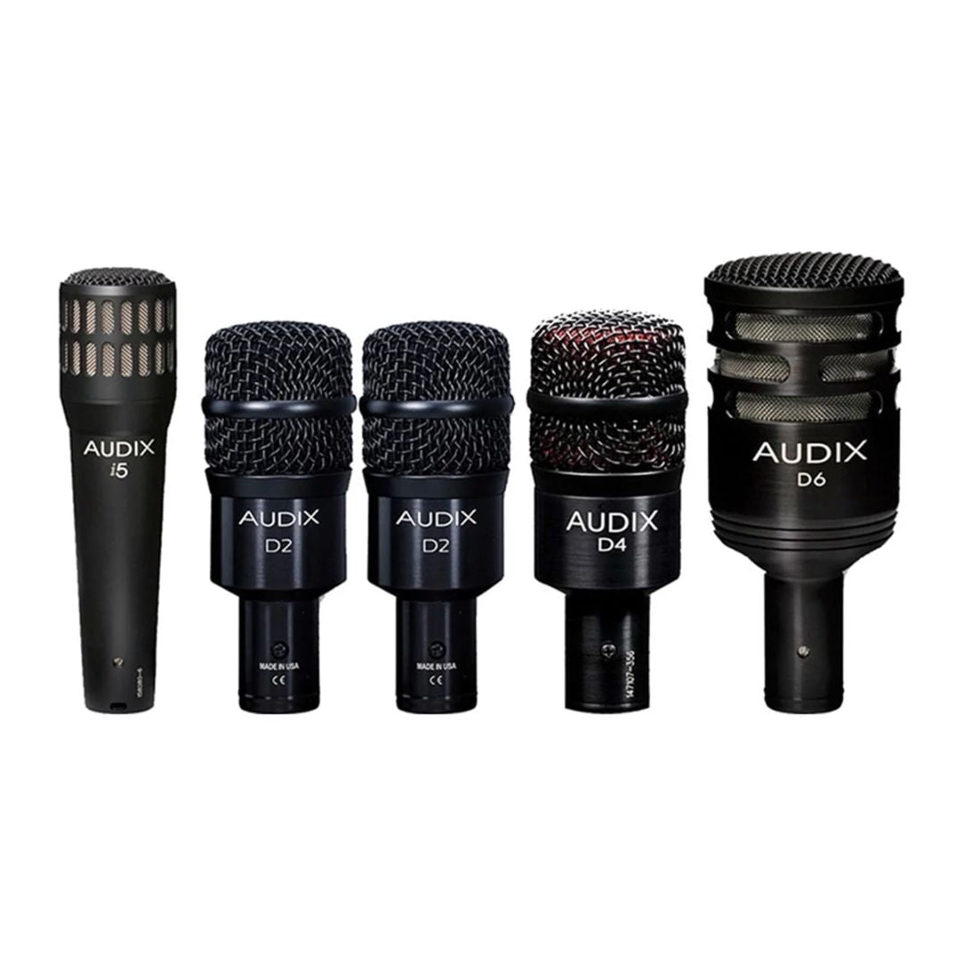 AUDIX DP5A | Kit Profesional de Micrófonos para Batería (5 Piezas)