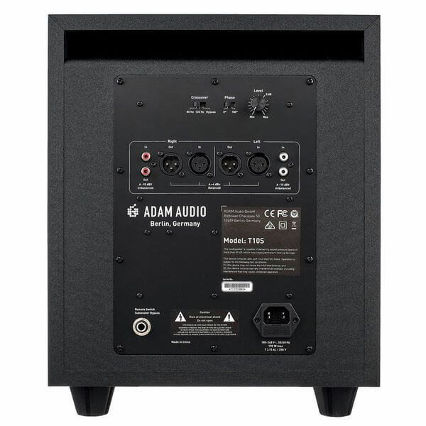 ADAM Audio T10S | Subwoofer Activo Para Estudio de 10” 130W Class-D
