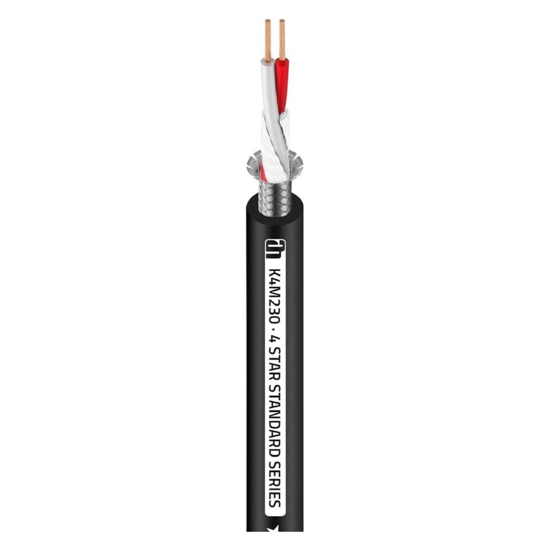 Adam Hall K4M230 | Cable de Micrófono Profesional 4 Estrellas Alta Calidad – 100 m