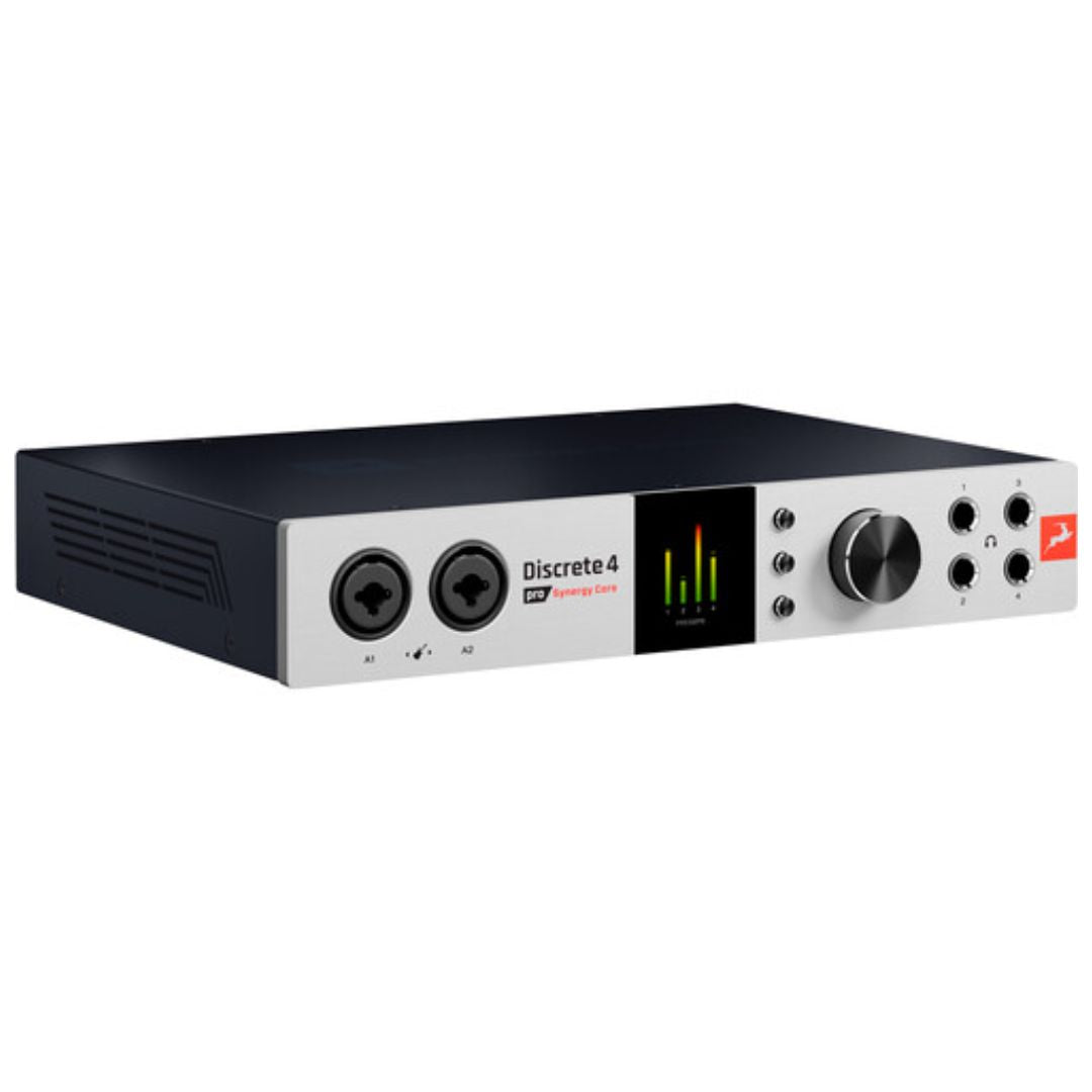 Antelope Audio Discrete 4 Pro Synergy Core | Interfaz de Audio de Escritorio 14×20