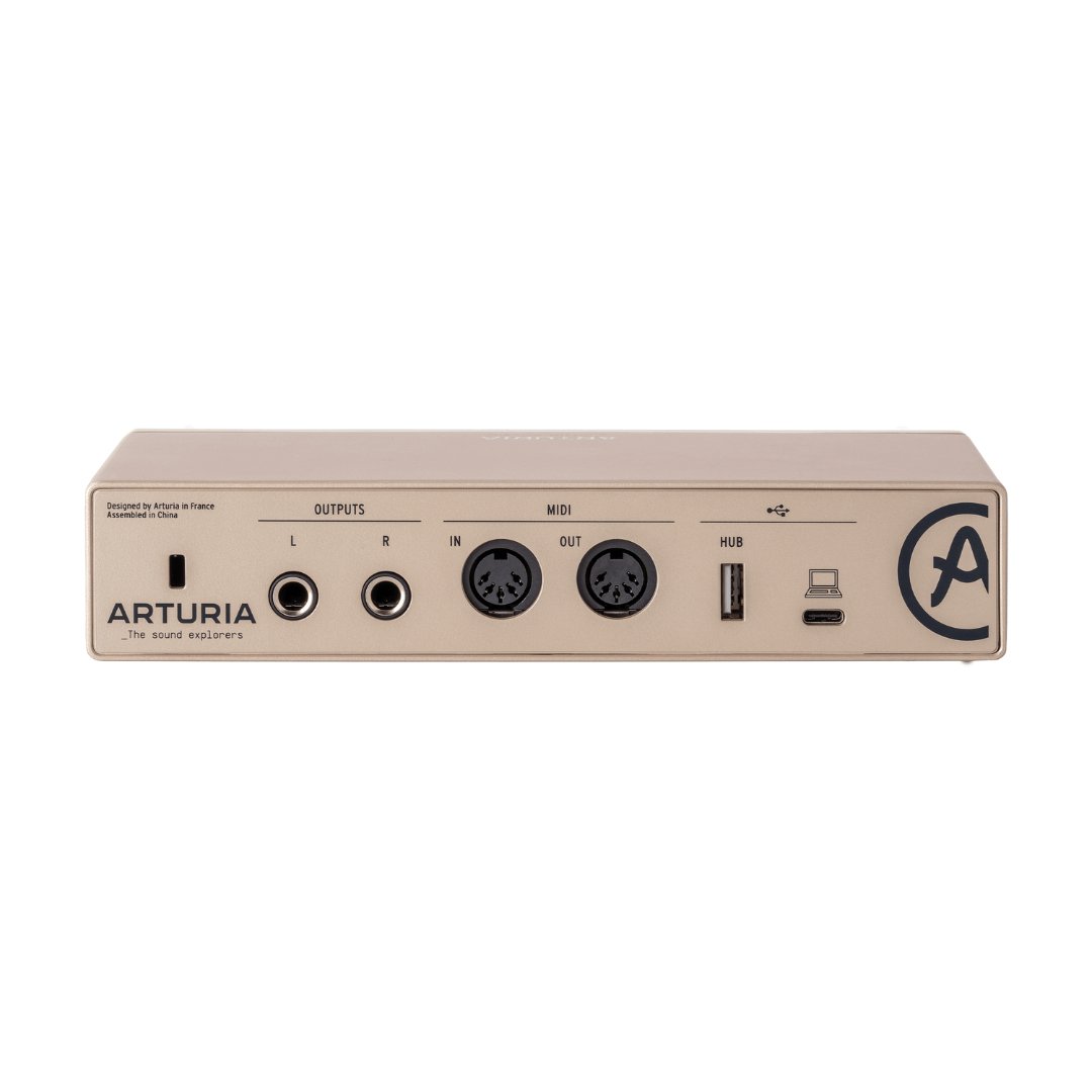 Arturia MINIFUSE 2 CHAMPAGNE EDITION | Interfaz de Audio USB 2×2 – 24-bit / 192 kHz