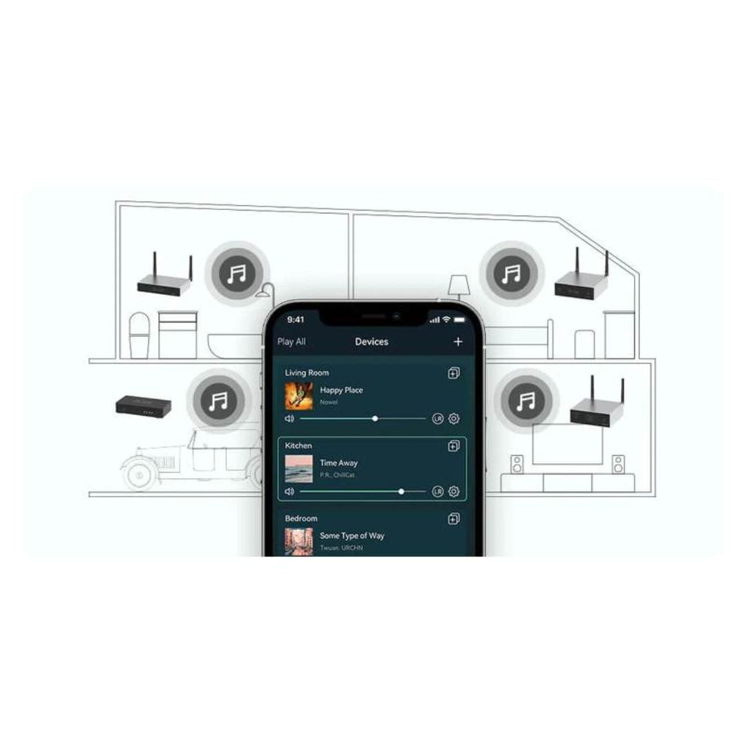 Arylic A50+ | Amplificador Estéreo Inteligente WiFi & Bluetooth