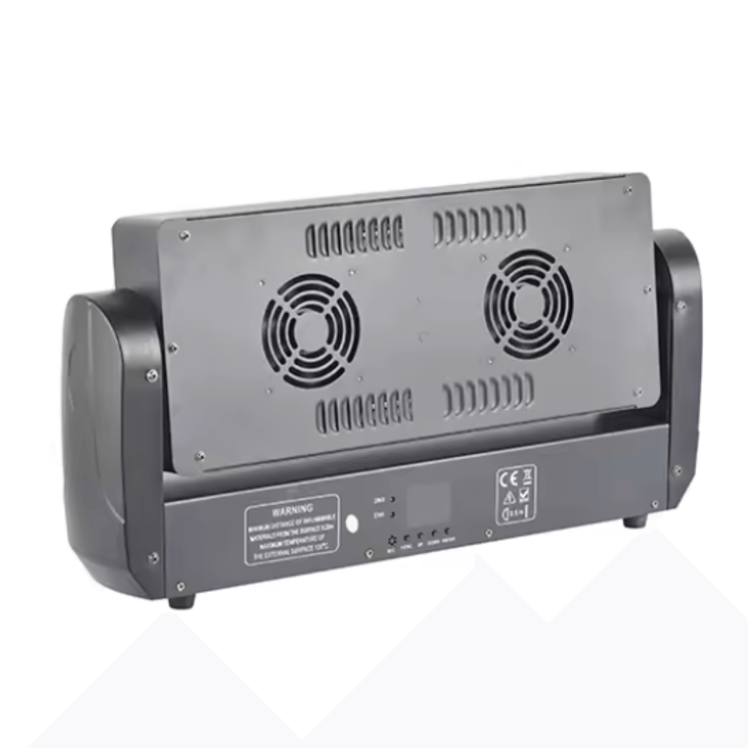 POWER PRO ATOMIC STROBE 12+12 ROBÓTICA - Luz Estroboscópica LED 3en1 RGBW con Cabezal Móvil