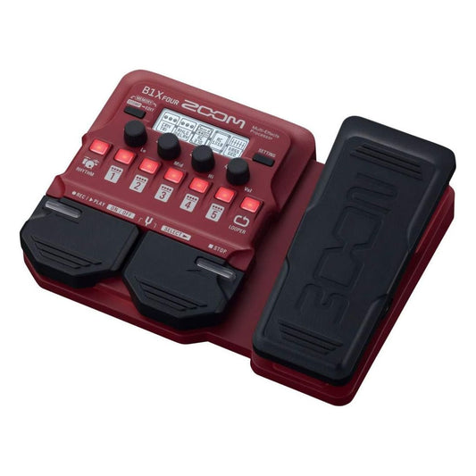 ZOOM B1X FOUR | Procesador Multiefectos para Bajo con Pedal de Expresión