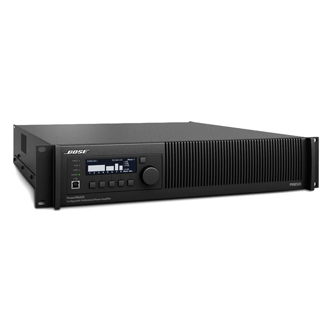 Bose PowerMatch PM8500N | Amplificador Profesional de Instalación 8 Canales