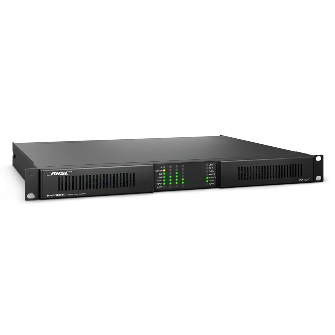 Bose PowerShareX PSX4804D | Amplificador Inteligente DSP 4 Canales con Dante
