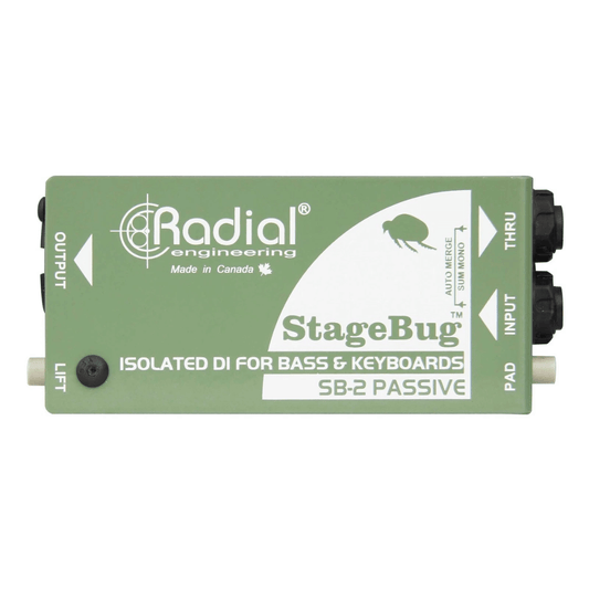 Radial StageBug SB-2 | Caja Directa Pasiva de Alta Calidad