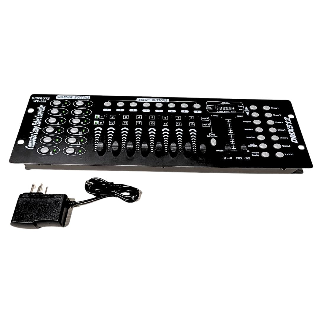 Controlador DMX192 | Consola Profesional 192 Canales para Luces LED, Cabezas Móviles y Efectos DJ
