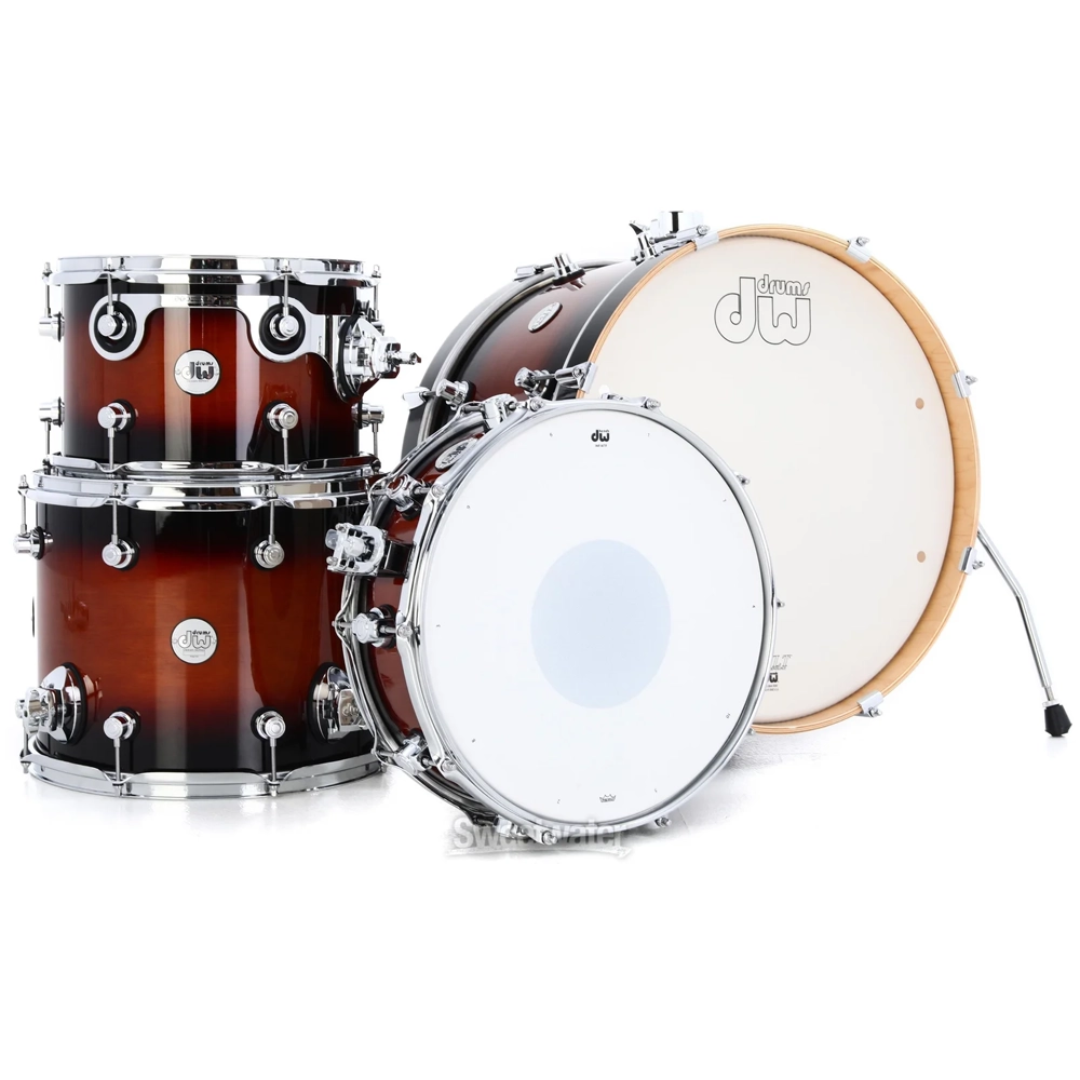 PDP DW DESIGN SERIES | Batería Acústica 4 Piezas