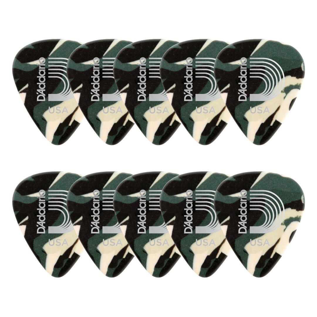 D’Addario 1CCF6-10 | Vitelas Celluloid Checkerboard Heavy (Pack x10)