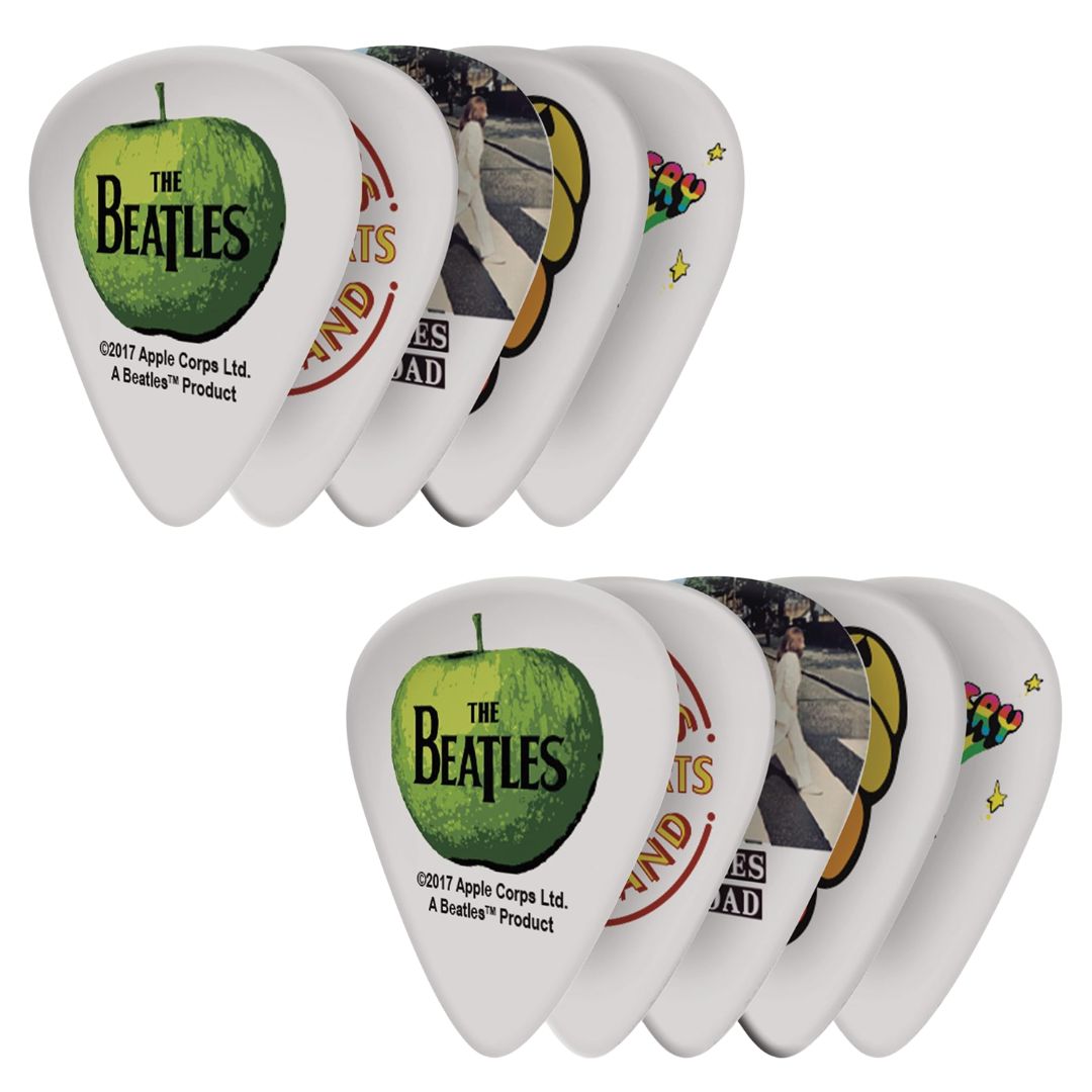 D’Addario 1CWH4-10B3 | Vitelas The Beatles “Revolver” Celluloid Medium .71mm (Pack x10)