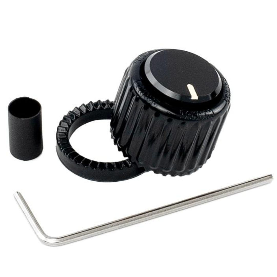 D’Addario PW-LNL-01B Loknob | Perilla con Seguro para Amplificadores y Pedales