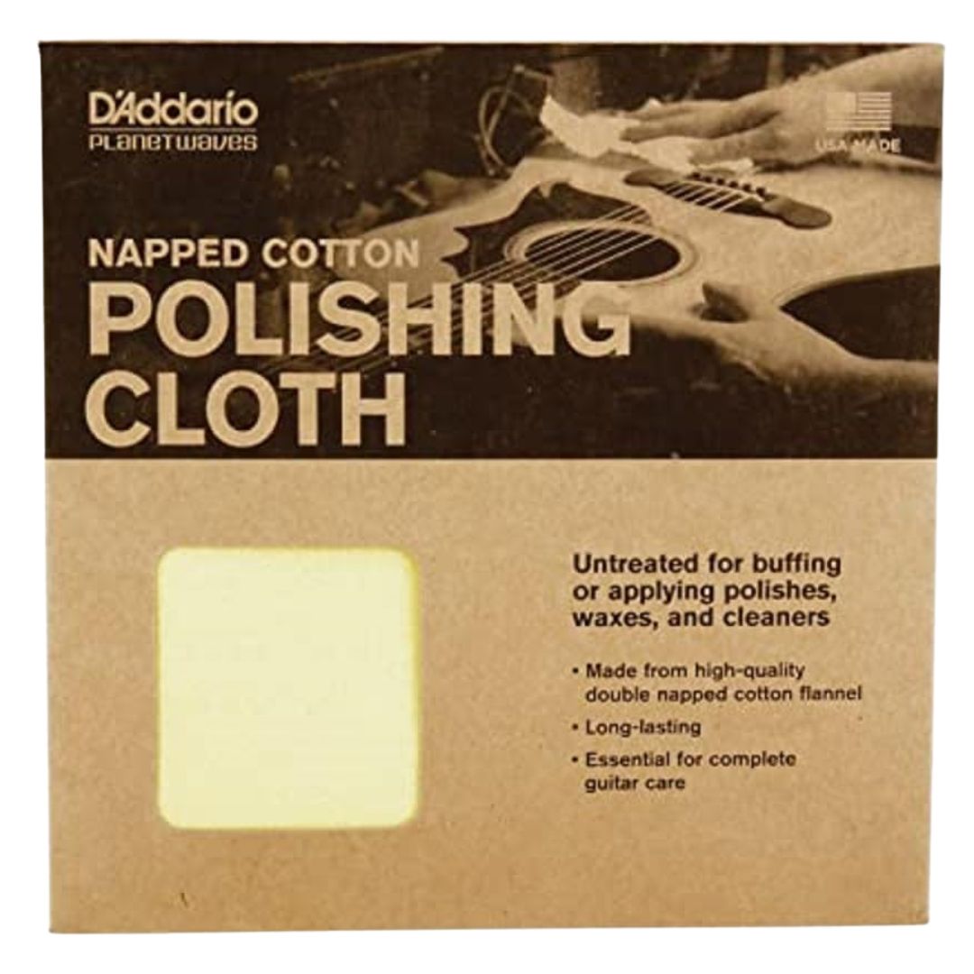 D’Addario PWPC2 | Paño Limpiador Untreated Cloth para Guitarra