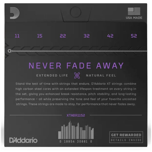 D’Addario XTABR1152 | Cuerdas para Guitarra Acústica 80/20 Bronze Light