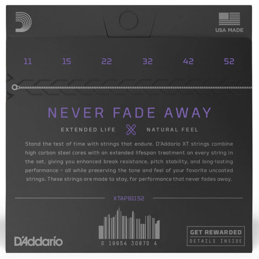 D’Addario XTAPB1152 | Cuerdas para Guitarra Acústica Phosphor Bronze Custom Light