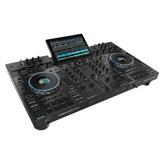 Denon DJ PRIME 4+ | Controlador DJ Profesional Standalone de 4 Decks con Wi-Fi