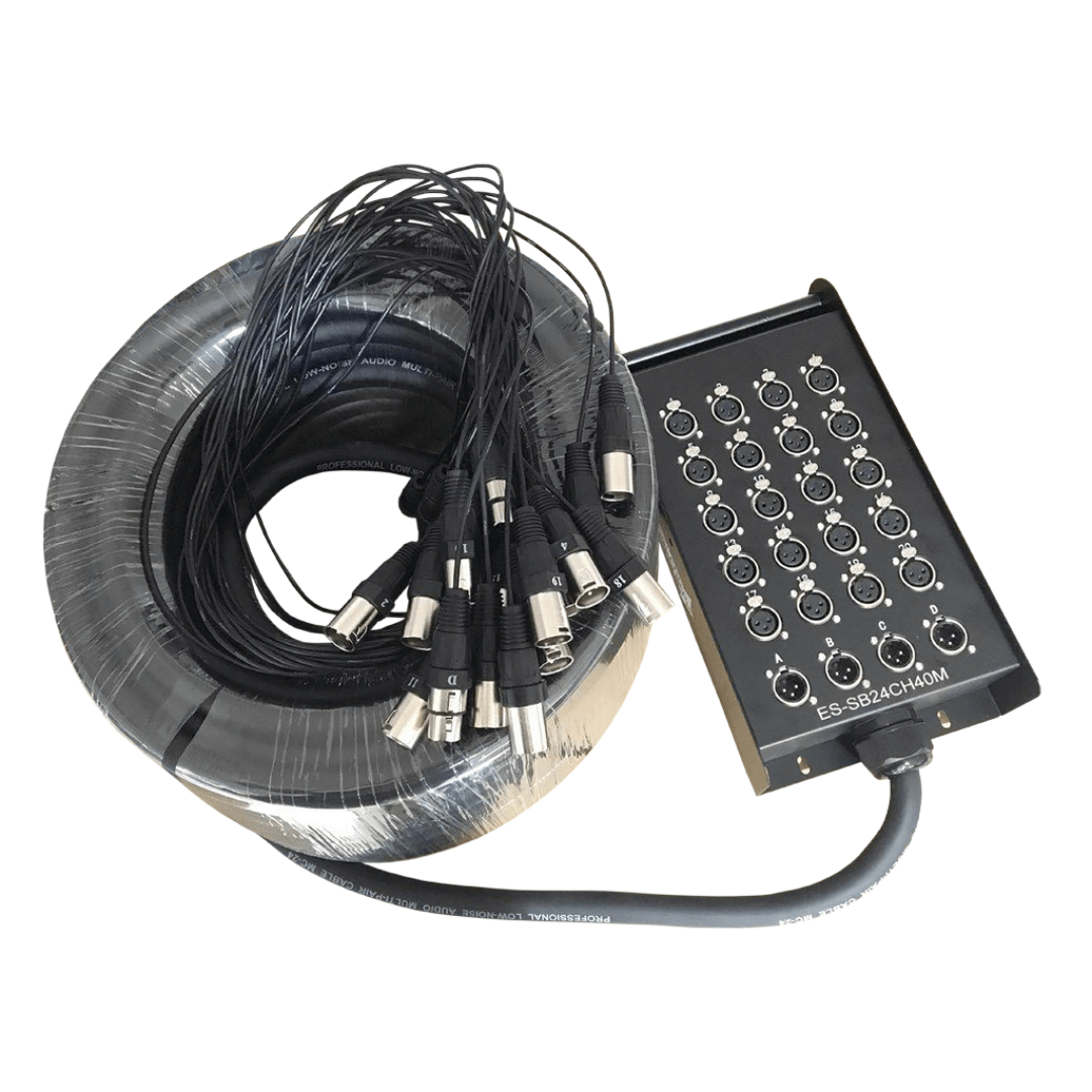 England Sound ES-SB24CH40M | Stagebox Profesional 24 Canales con Cable 40 m