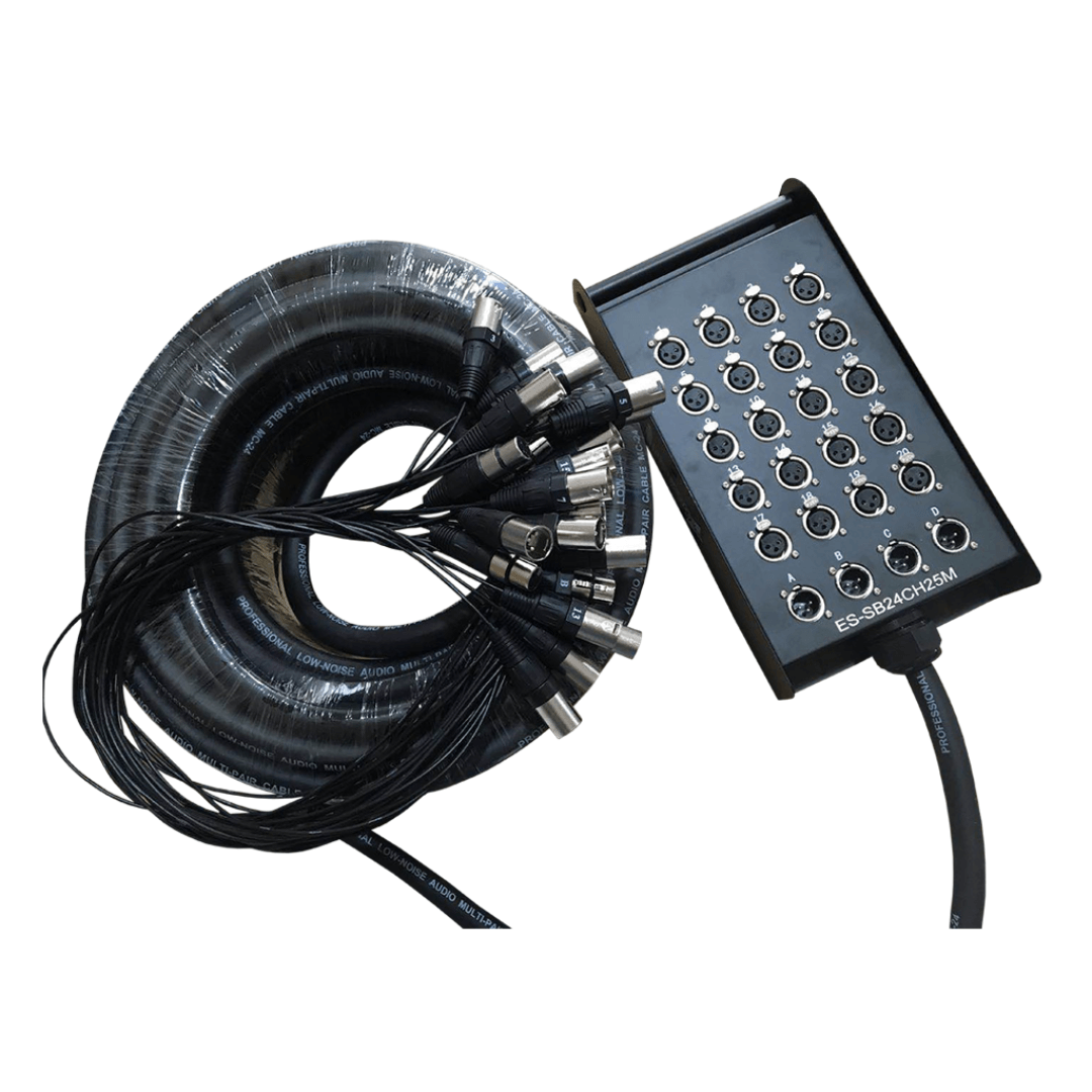 England Sound ES-SB24CH25M | Stagebox Profesional 24 Canales con Cable 25 m