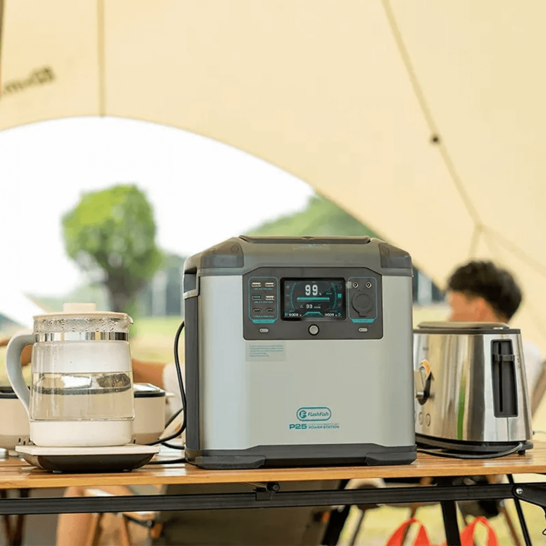 FlashFish P25 UPS | Estación de Energía Portátil 2000W – 1572Wh / 426.000mAh