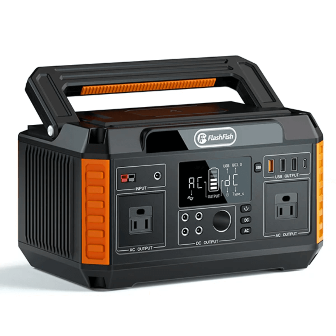 FlashFish P60 | Estación de Energía Portátil 560W – 520Wh / 140.400mAh