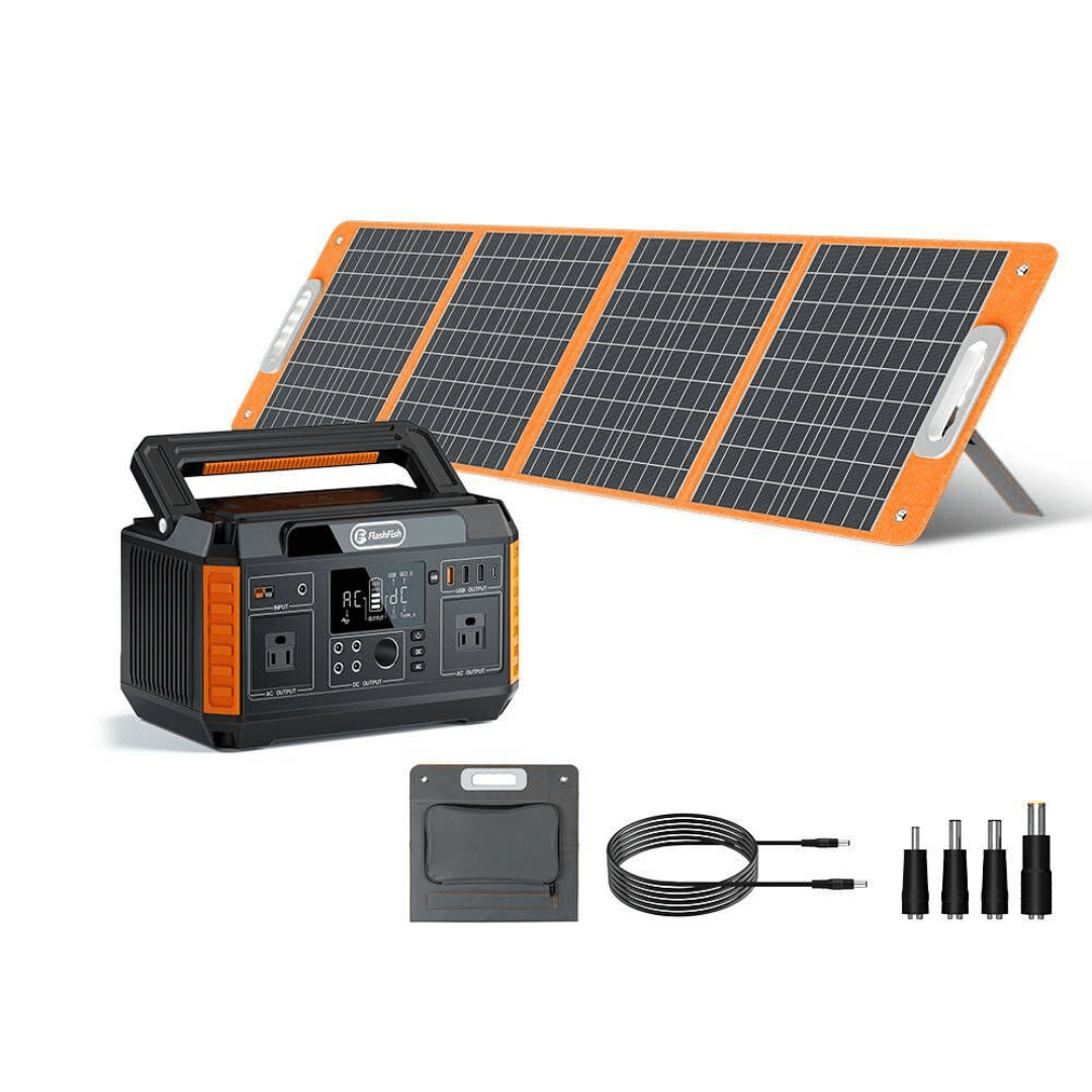 FlashFish P60 | Estación de Energía Portátil 560W – 520Wh / 140.400mAh