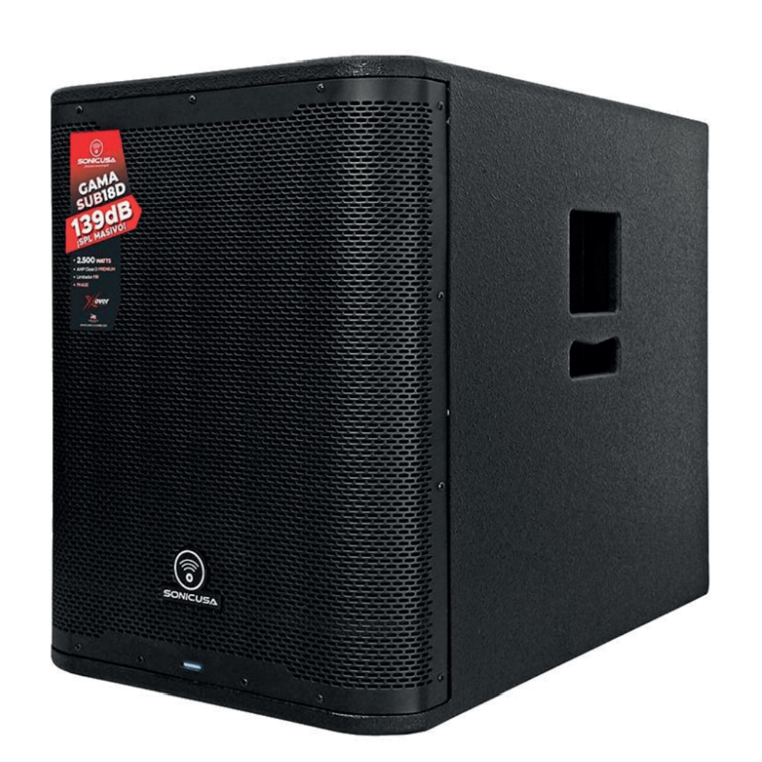 SONIC USA GAMA SUB 18D | Subwoofer Activo de 18'' Clase D Premium
