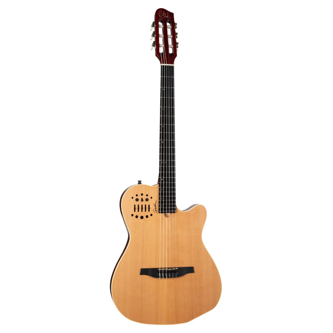 GODIN 32167 ACS Slim Nylon | Guitarra Electroacústica MIDI – Natural Semi Gloss