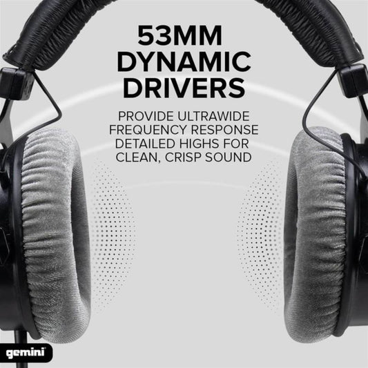 Gemini DJX-1000 | Audífonos Profesionales para DJ