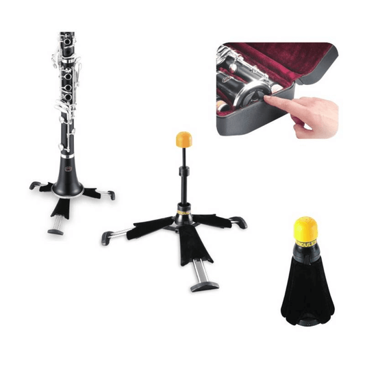 HERCULES DS440B | Pedestal Plegable para Clarinete Serie TravLite