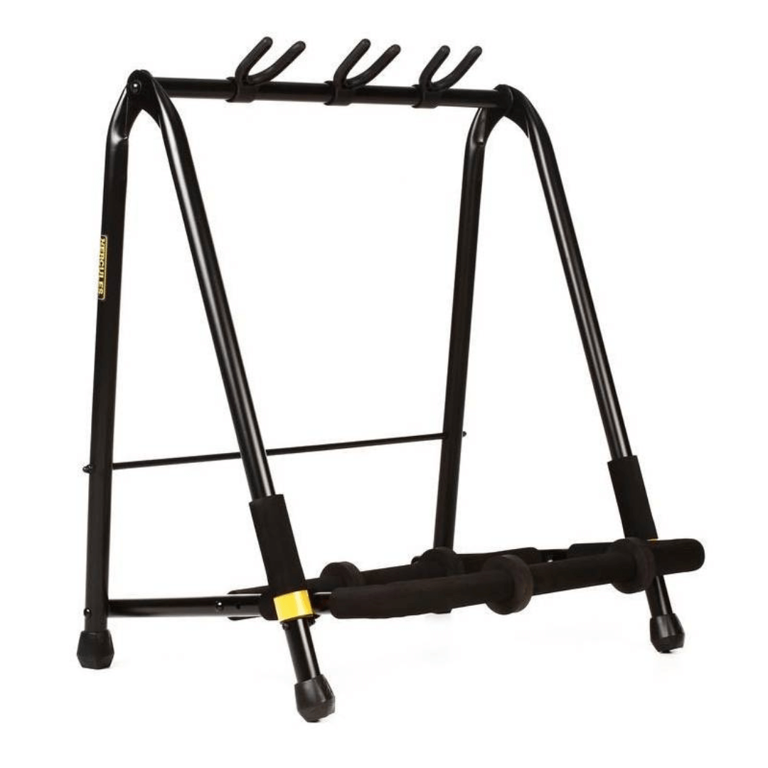 HERCULES GS523B | Pedestal de Guitarra para 3 Instrumentos