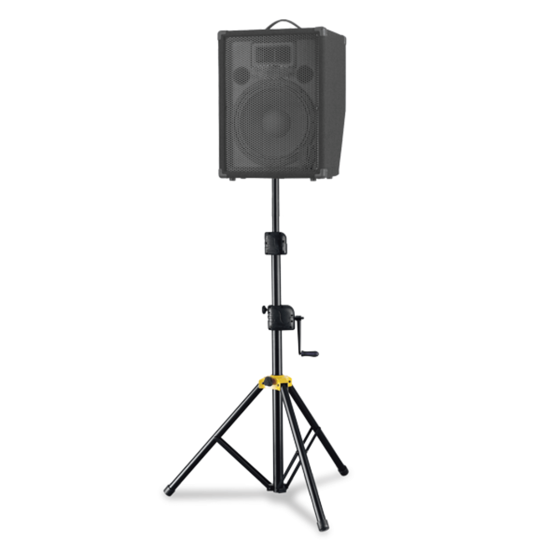 HERCULES SS710B | Soporte Profesional de Altavoz con Sistema de Manivela Quick-N-EZ