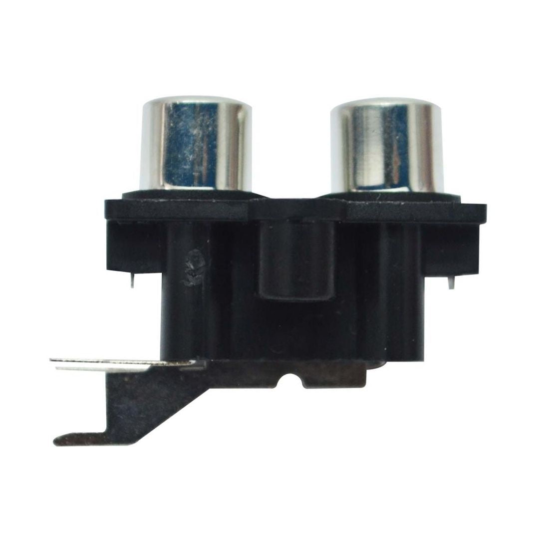 UNIVERSAL HY1.4022 | JACK CHASIS 2 RCA PINES L (90 GRADOS)