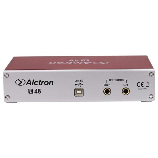 INTERFAZ26 Alctron U48 | Interfaz de Audio USB 2 Canales 24bit/192kHz