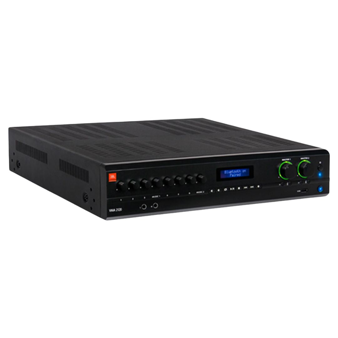 JBL VMA2120 | Amplificador Mezclador de 8 Entradas y 2 Canales de 120W